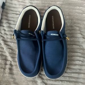 Kemisant blue loafers. Size 46 = size 11 US. Brand new without tags